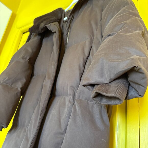 Banana Republic Lowri Puffer Coat - Small - Roasted Cocoa Brown - NEVER WORN! - Picture 10 of 15